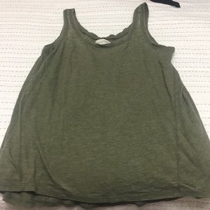 Green tank top